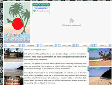 Tablet Screenshot of kinaravelneshwarbeachhouse.com